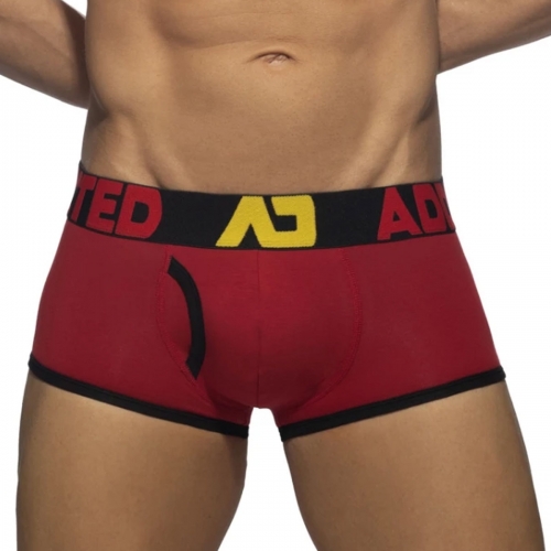Boxer australien en coton rouge et noir