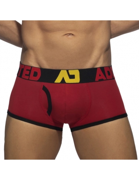 Boxer australien en coton rouge et noir