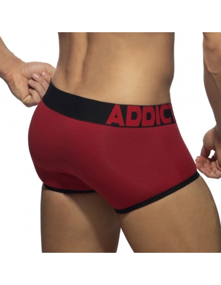 Boxer australien en coton rouge et noir