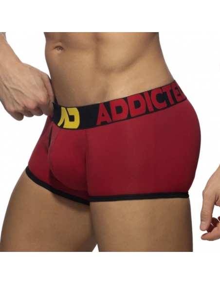 Boxer australien en coton rouge et noir