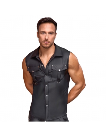 Chemise sans manches Nek avec poches et pressions