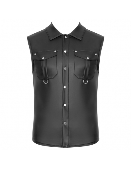Chemise sans manches Nek avec poches et pressions