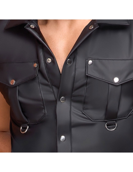 Chemise sans manches Nek avec poches et pressions