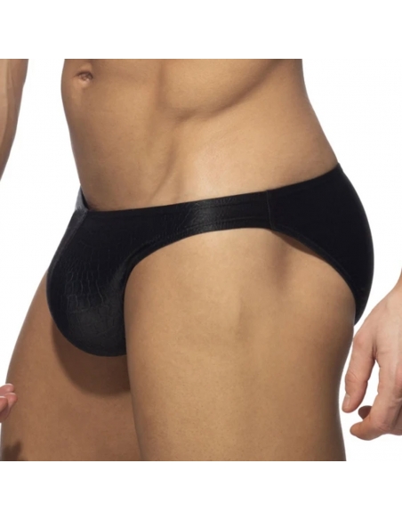 Bikini Addicted à imprimé reptile noir