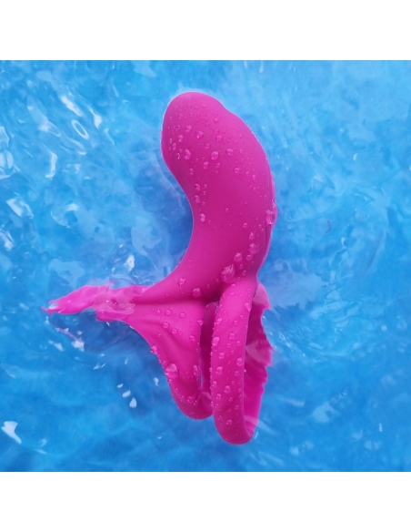 Cockring vibrant Xocoon fuchsia pour couples