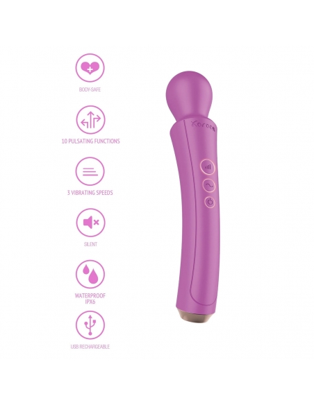 Masseur Xocoon Curved Wand fuchsia
