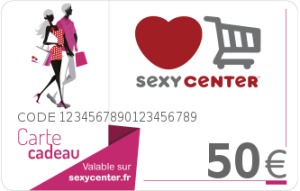 
			                        			Carte Cadeau Sexy Center